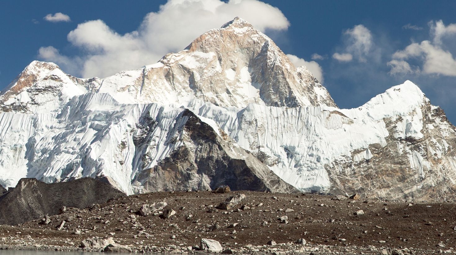 Experience this view of Kongma La Pass while trekking Everest Base Camp.