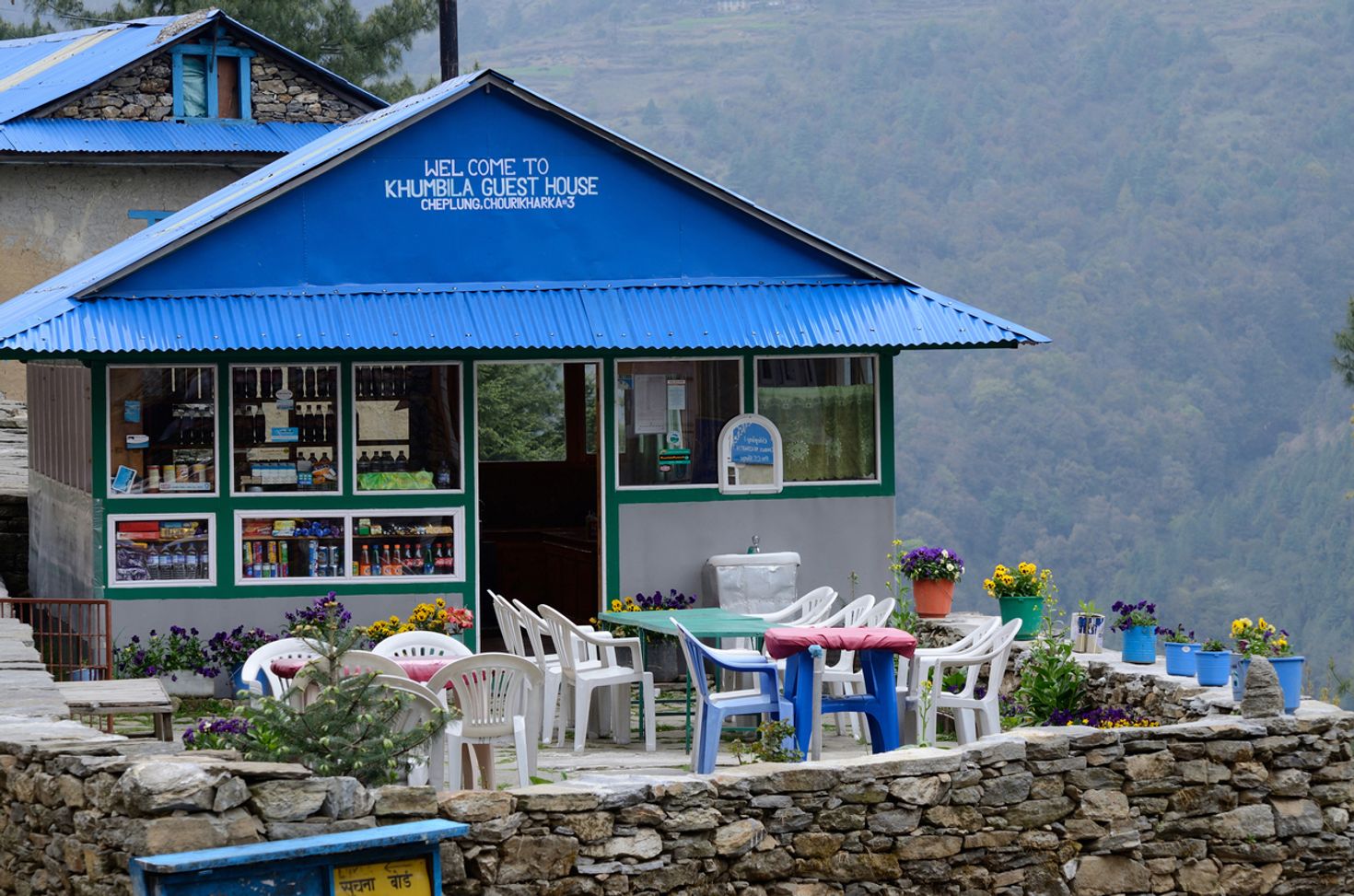 Many teahouses open in March after the long winter.