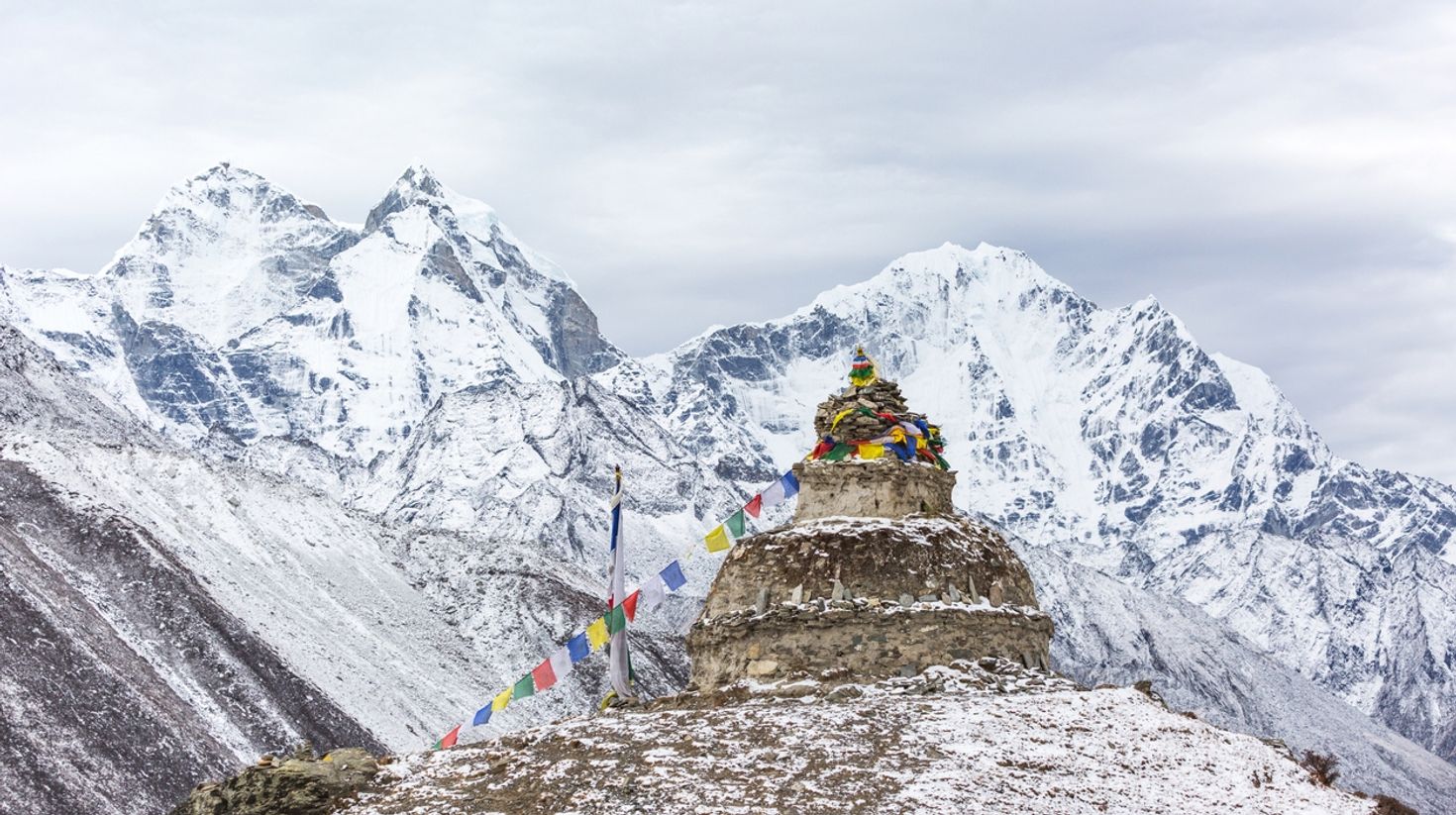 You can see small buddhist stups while trekking Everest Base Camp.