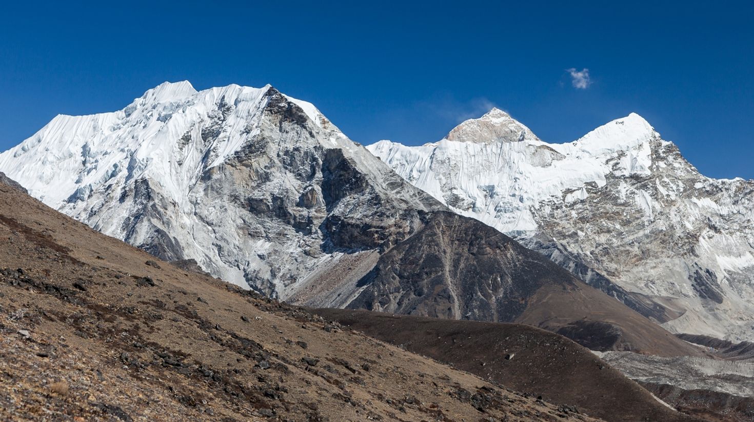 Watch the Island Peak on your way to Everest Base Camp.