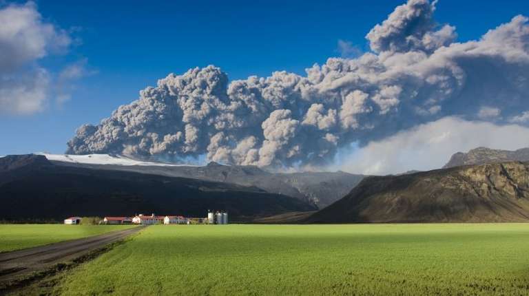 The Eyjafjallajokull volcano is one of the most famous in Iceland