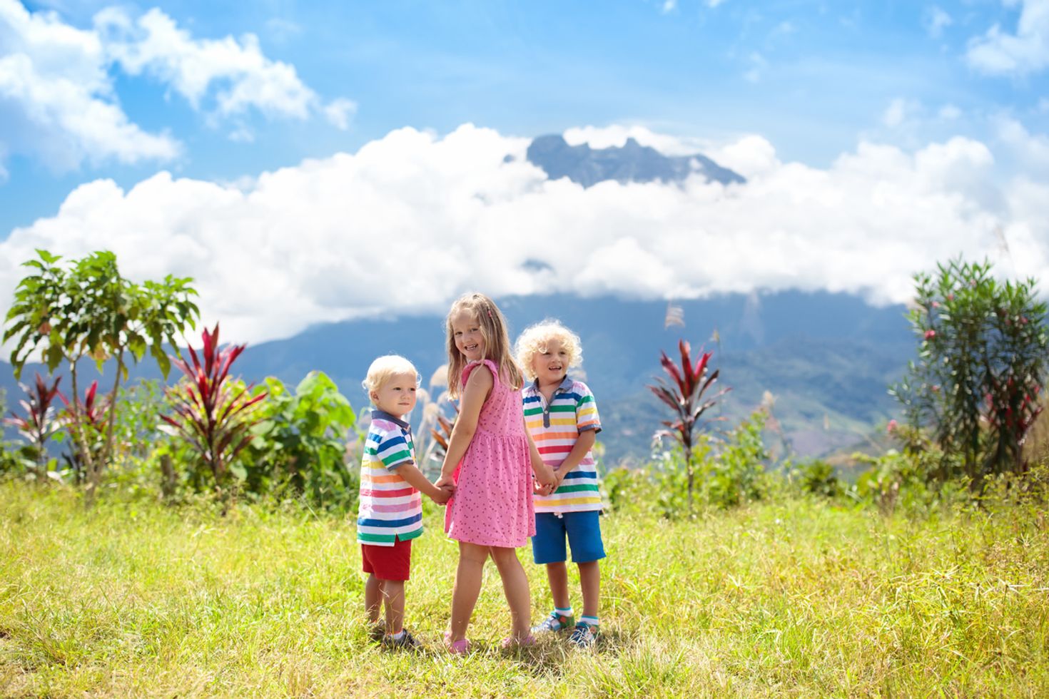 Kids at Arenal Volcano