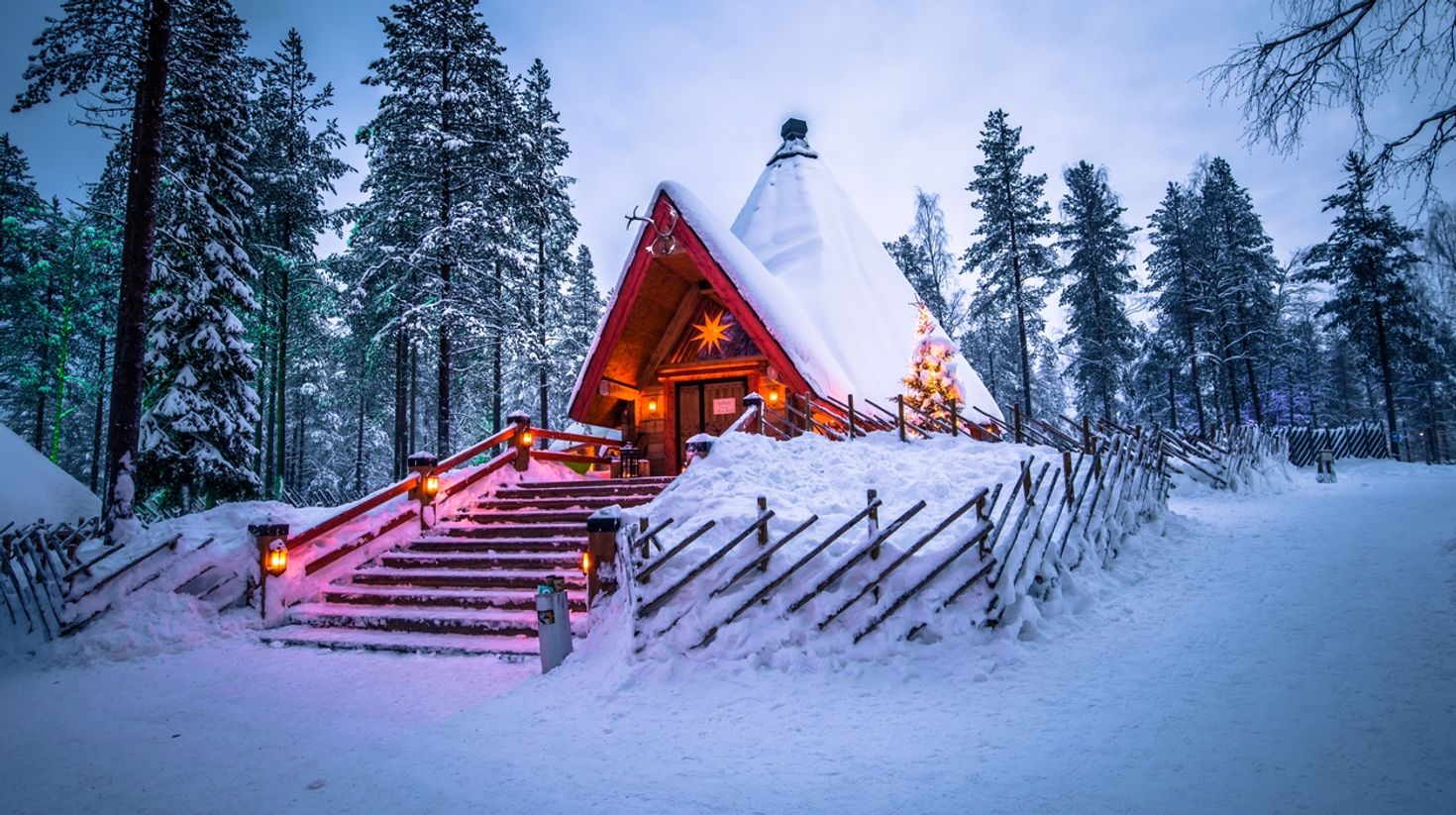 Santa clause village in Finland.