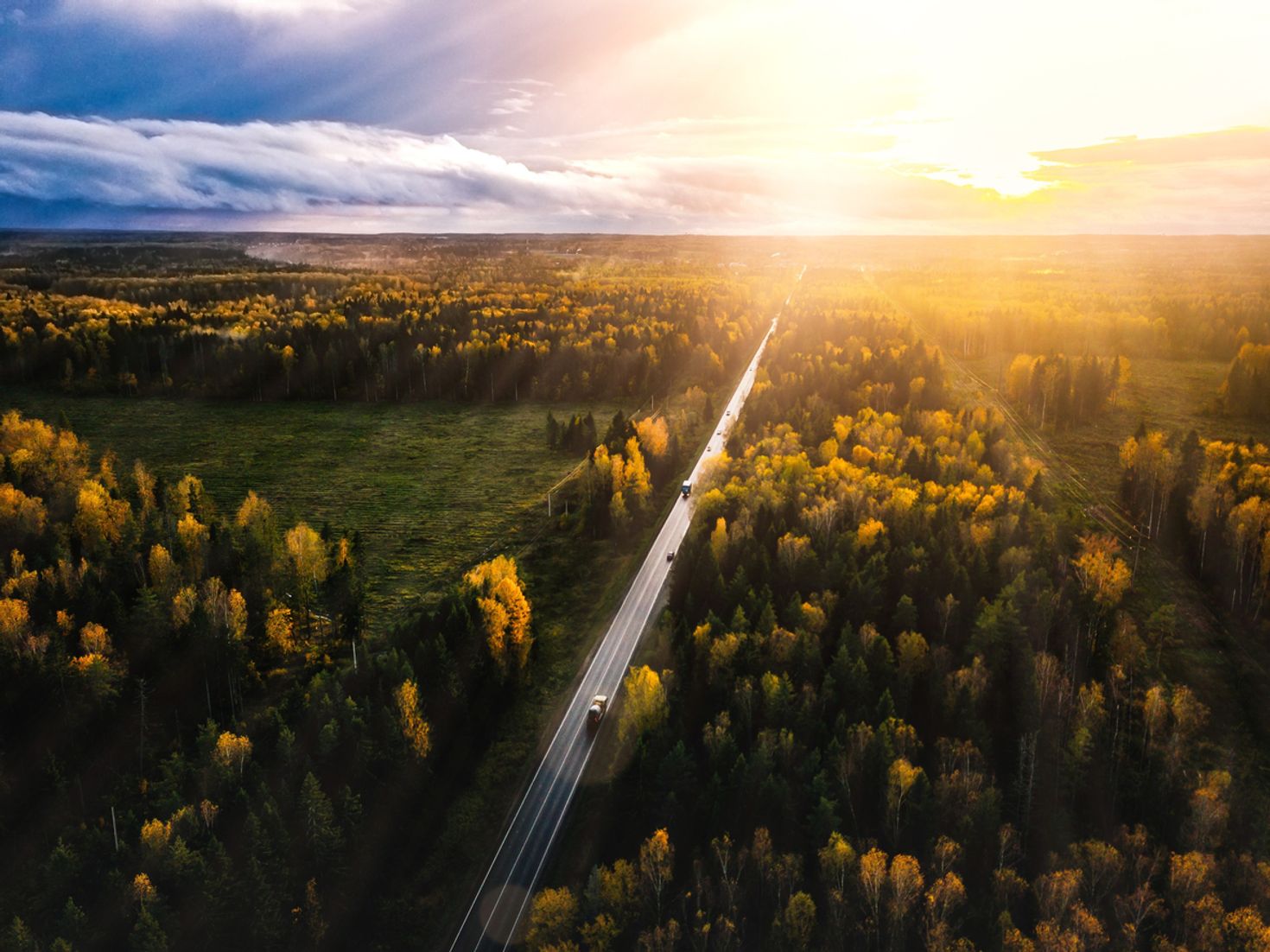 Finland experiences the warm sunlight during May.
