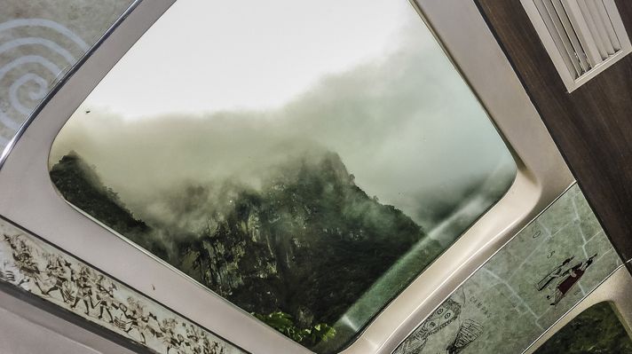 Fantastic view on a train from Lima to Machu Picchu