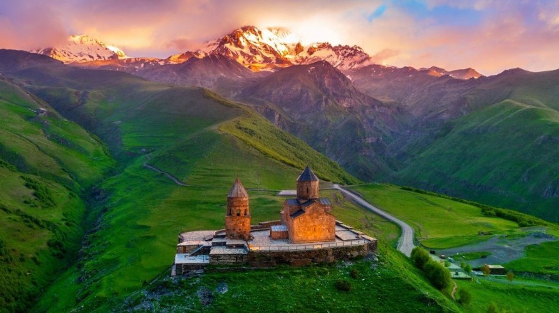 Visit Gregeti Trinity Church near the village of Stepantsminda during your 8 days in Georgia.