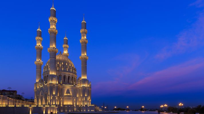 New mosque in Baku Azerbaijan