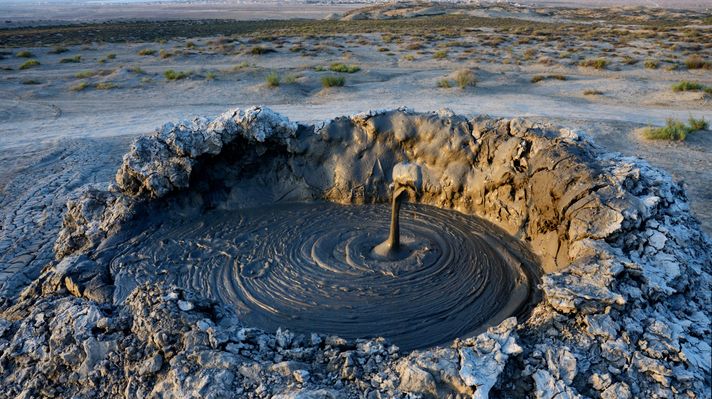 Garasu volcano in Azerbaijan