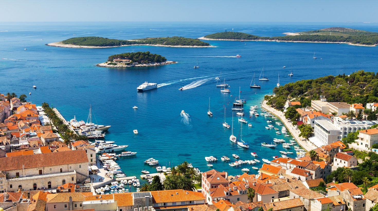 Hvar is a stunning Croatian island  located on the Dalmatian coast.