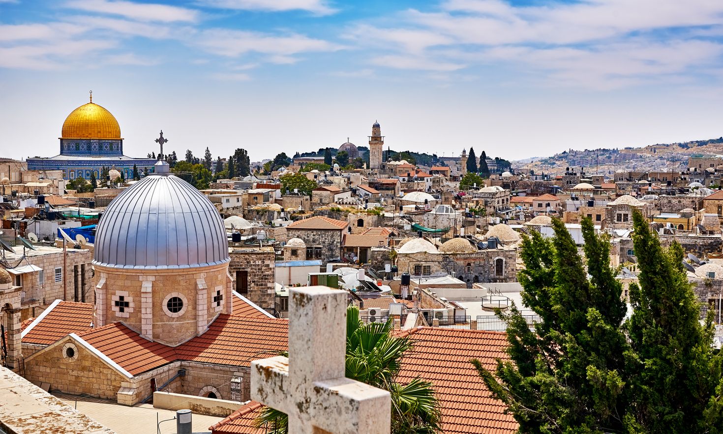 The panoramic view of Jerusalem