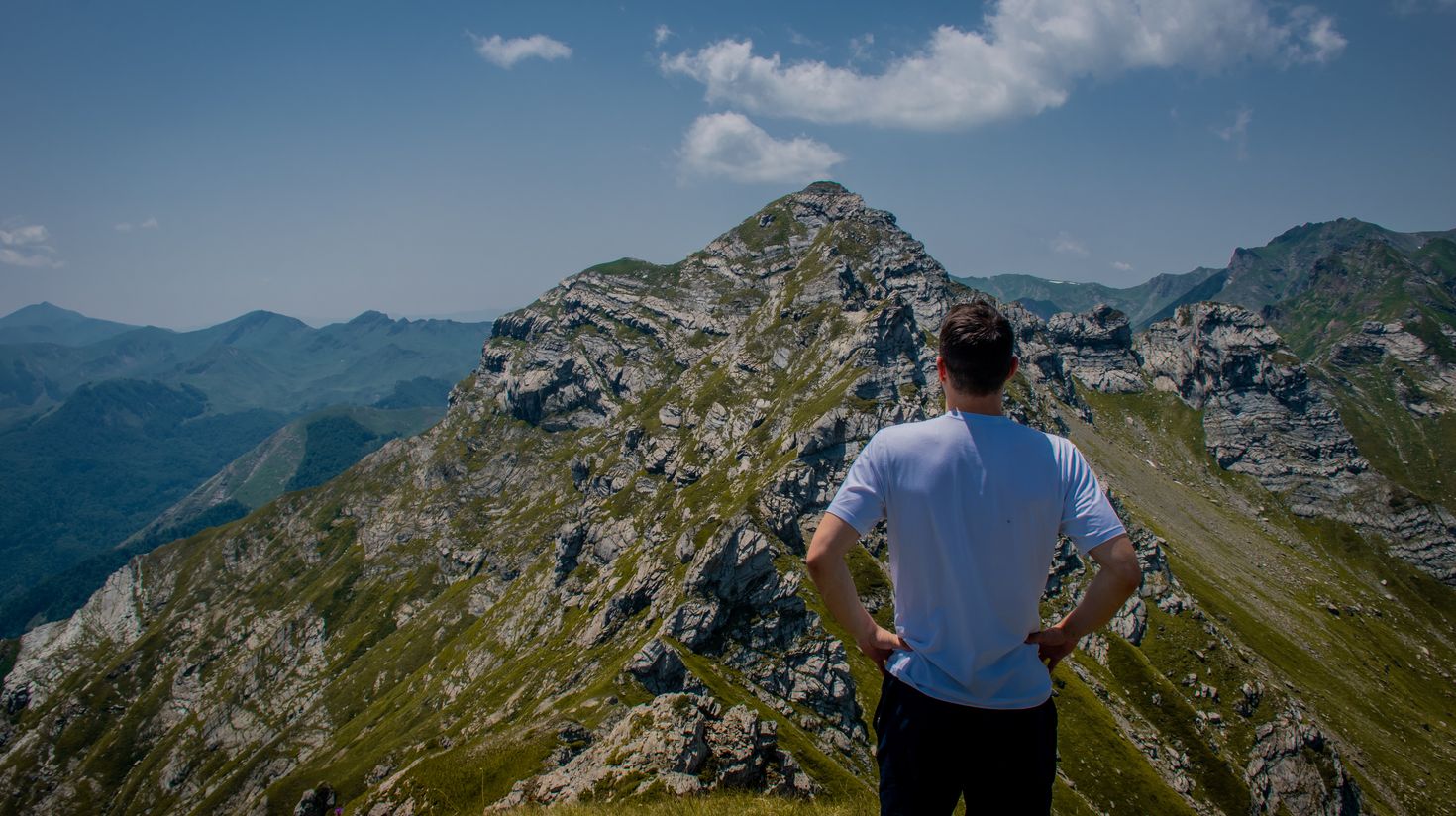 Mount Korab borders North Macedonia, Albania and Kosovo.