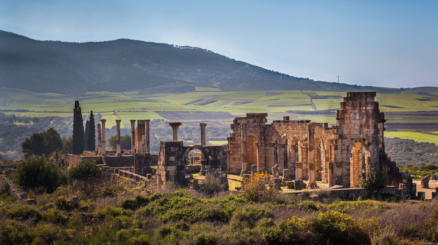 Volubilis is considered as Morocco's best preserved Roman ruins.