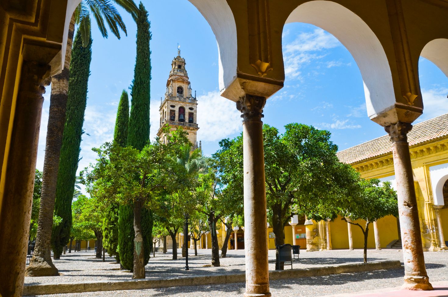 Court of Oranges in Mosque of Cordoba