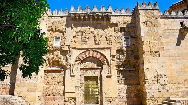 Door of St. Stephan in Mosque of Cordoba
