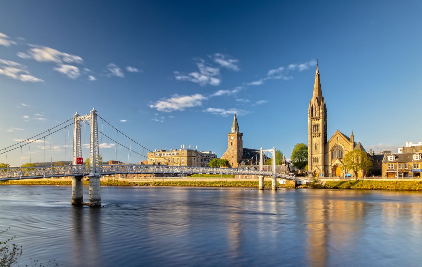 Greig Street Bridge connects the city to Inverness