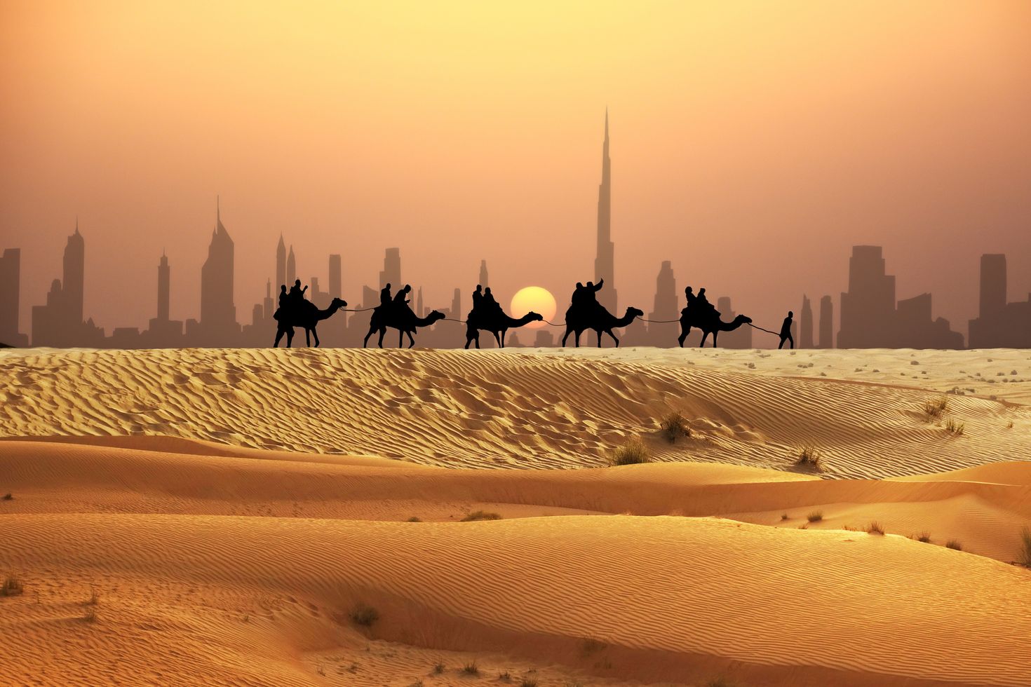 The grand desert of Dubai
