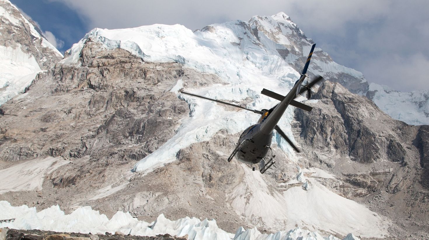 Get on a helicopter ride to Everest Base Camp.