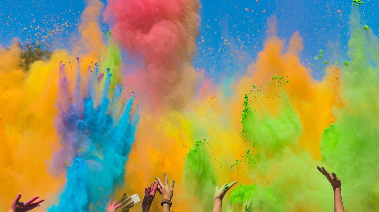 Enjoy the festival of colors in Bali
