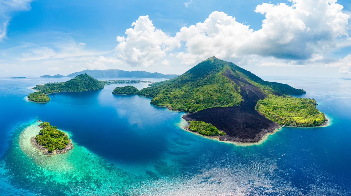 The Spice islands of Indonesia.