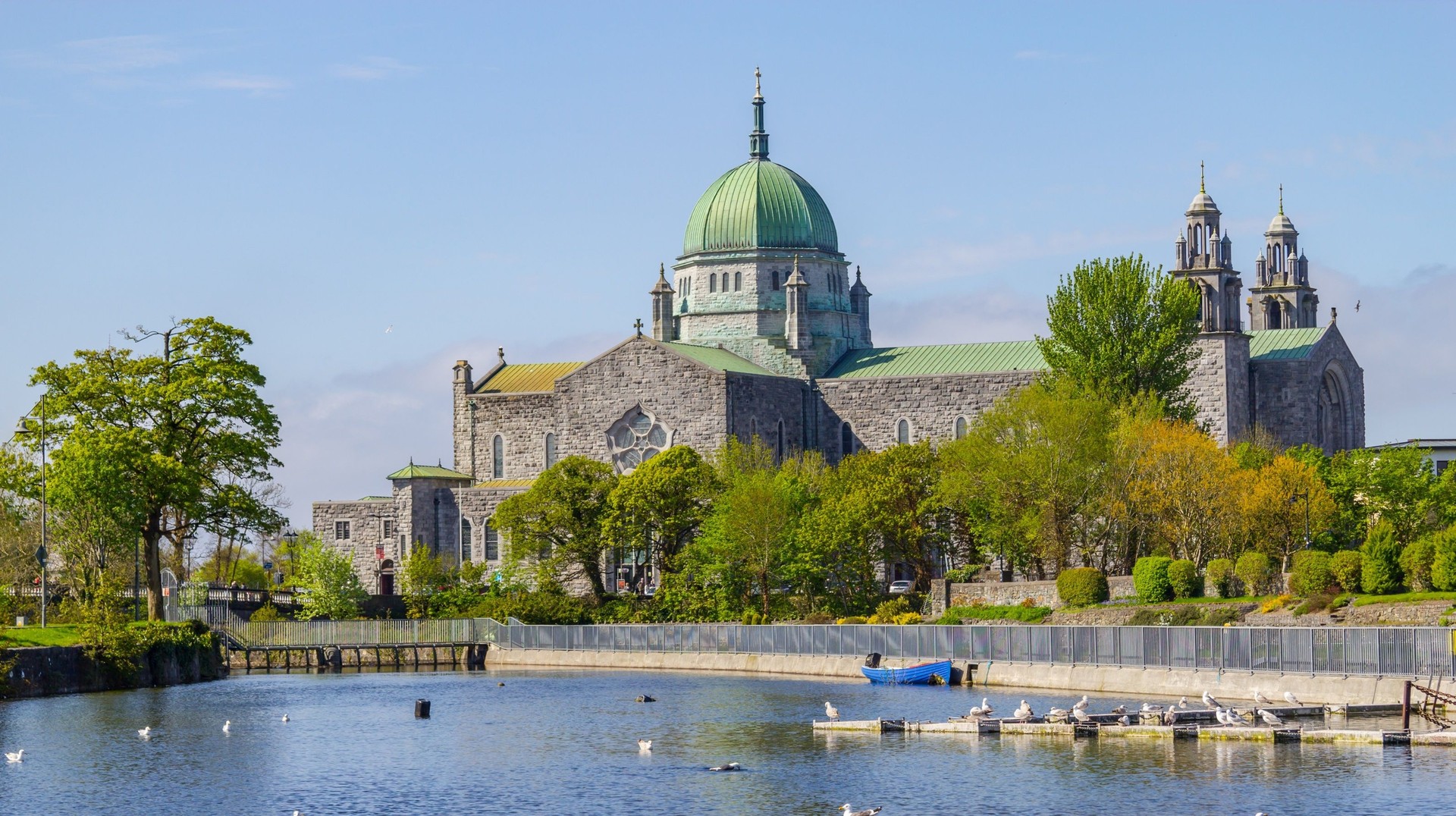 Galway Cathedral on a clear day during your 8 days in Ireland.