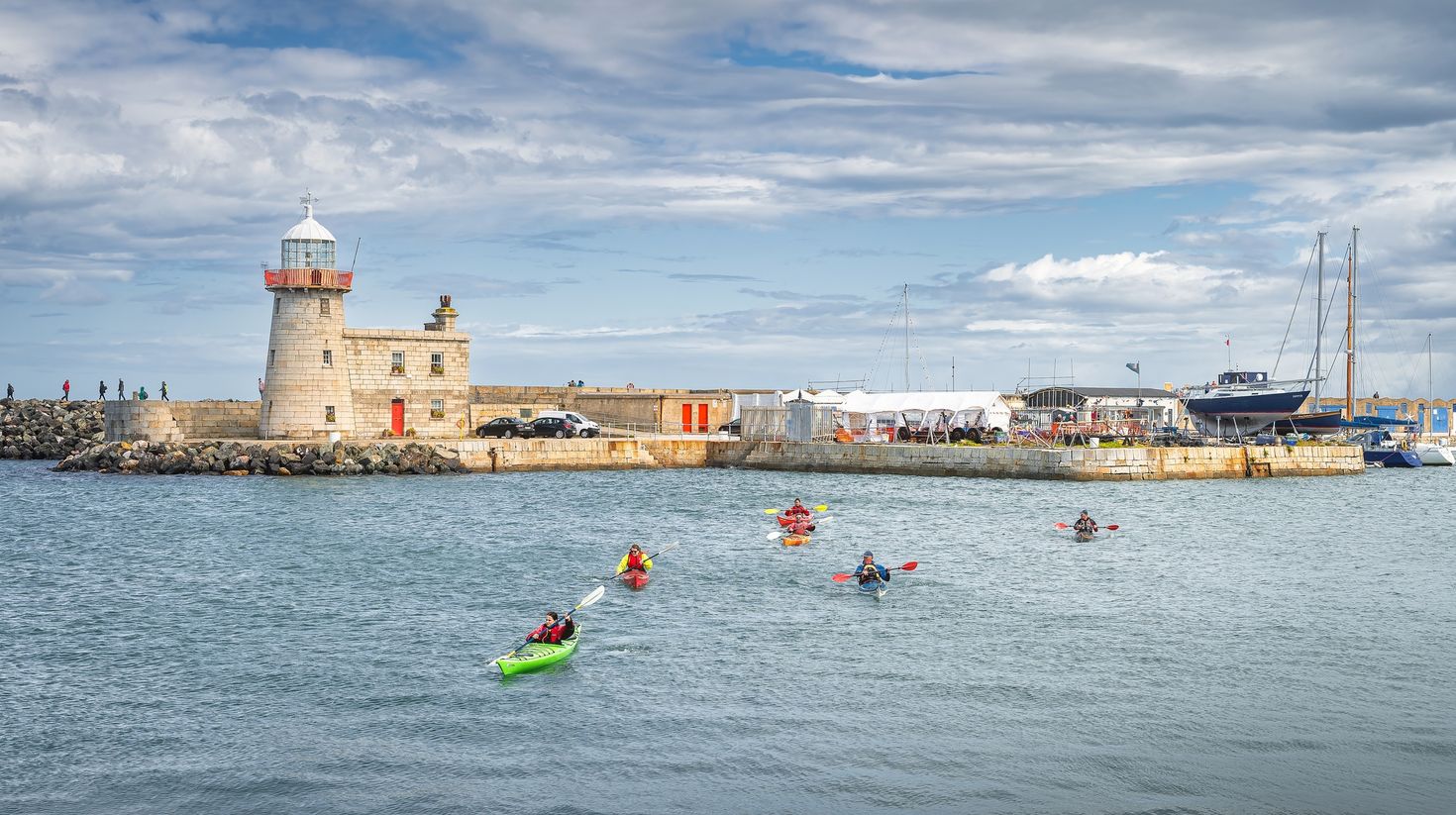 Have fun kayaking like this group on your holiday to Ireland in August.