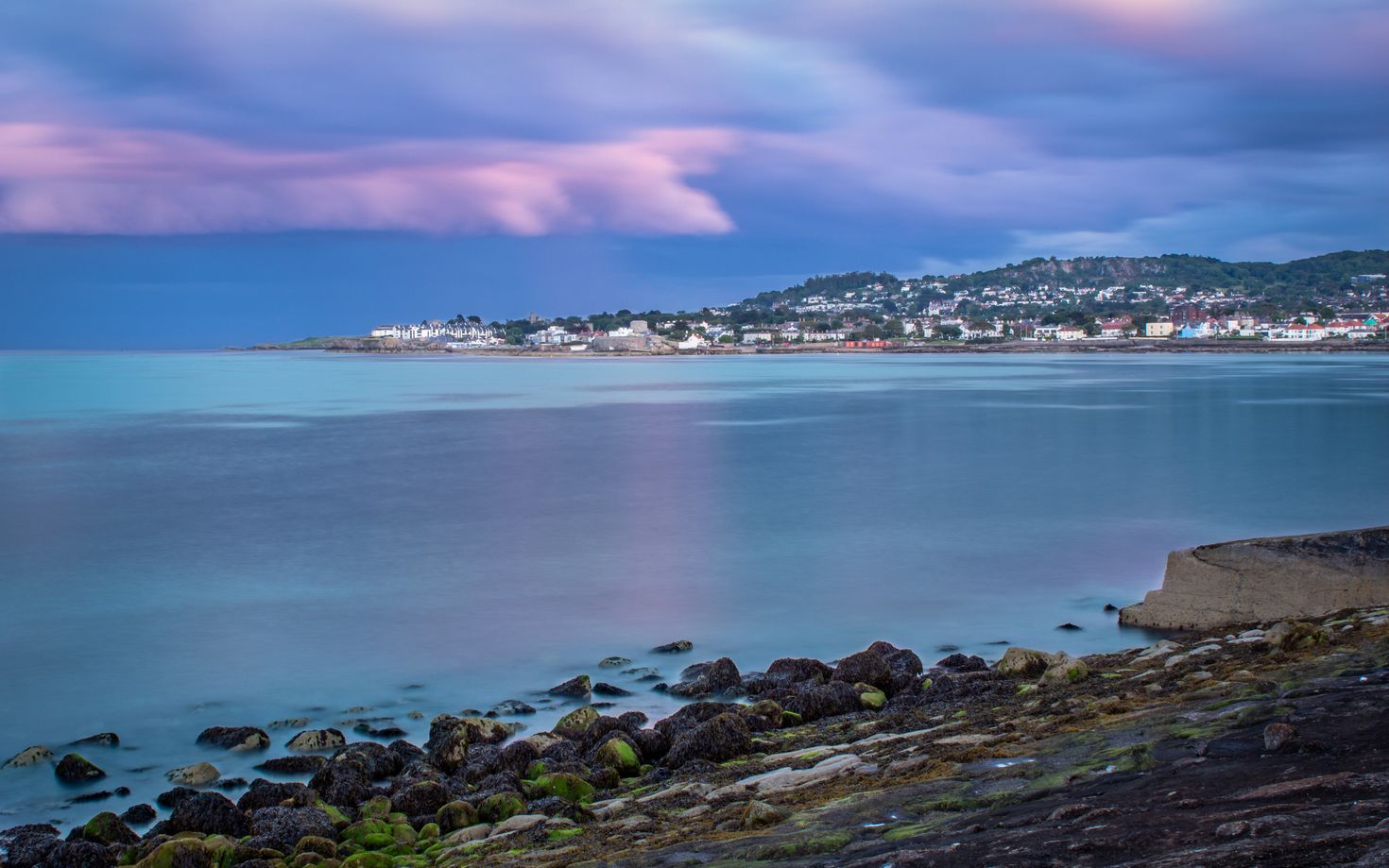 Sandycove Across Scotsman's Bay at Dusk, County Dublin