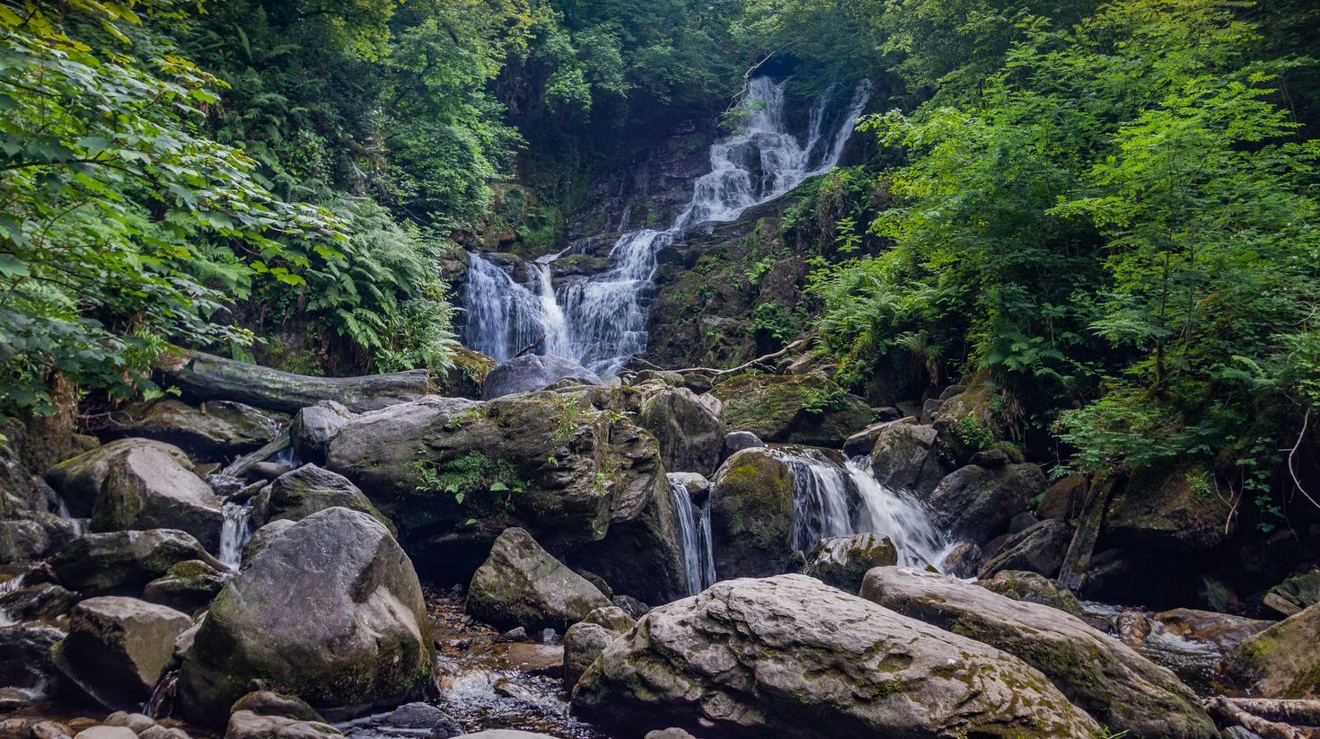 Watch waterfalls in Killarney National Park.