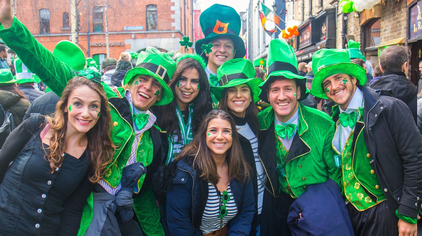 Celebrate Saint Patrick&rsquo;s Day with your friends in Ireland in March.