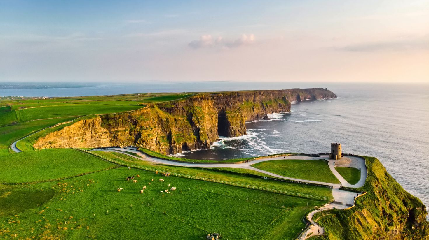 Cliffs of Moher, one of the most popular tourist destinations in Ireland