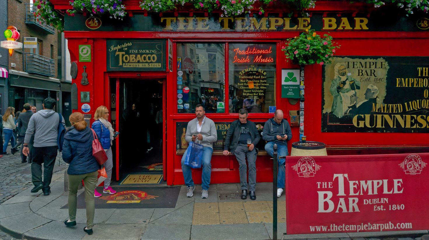 People hanging in Ireland in November