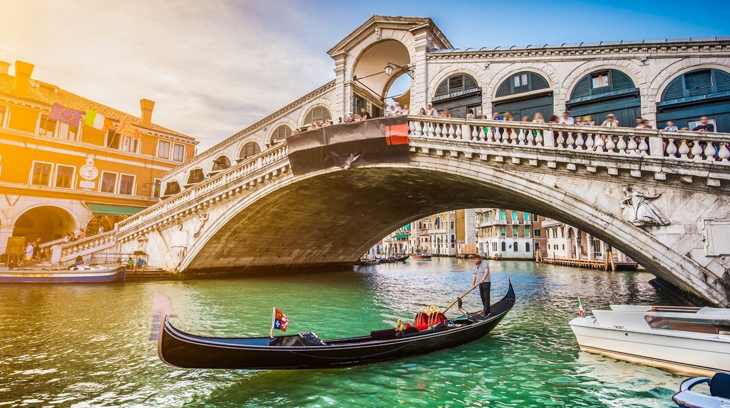 The Grand Canal offers a facility of exploring the city in a gondola ride.