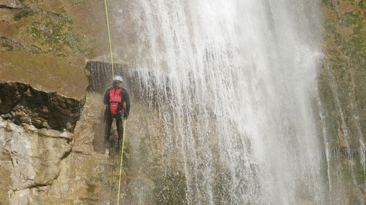 Rappeling activities are available near Jaco Beach