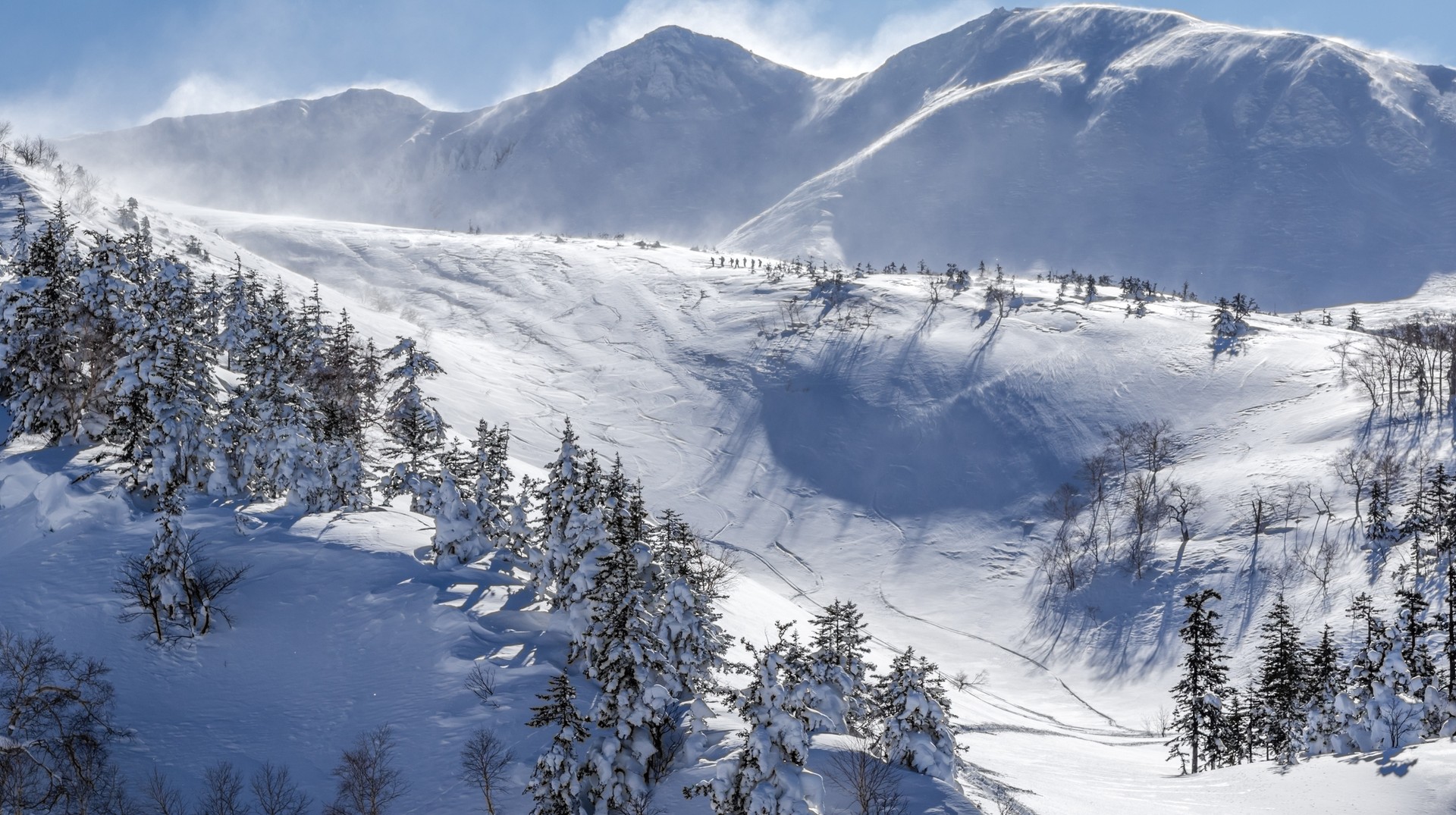 Mount Tokachi is an active volcano in the central part of Hokkaido.