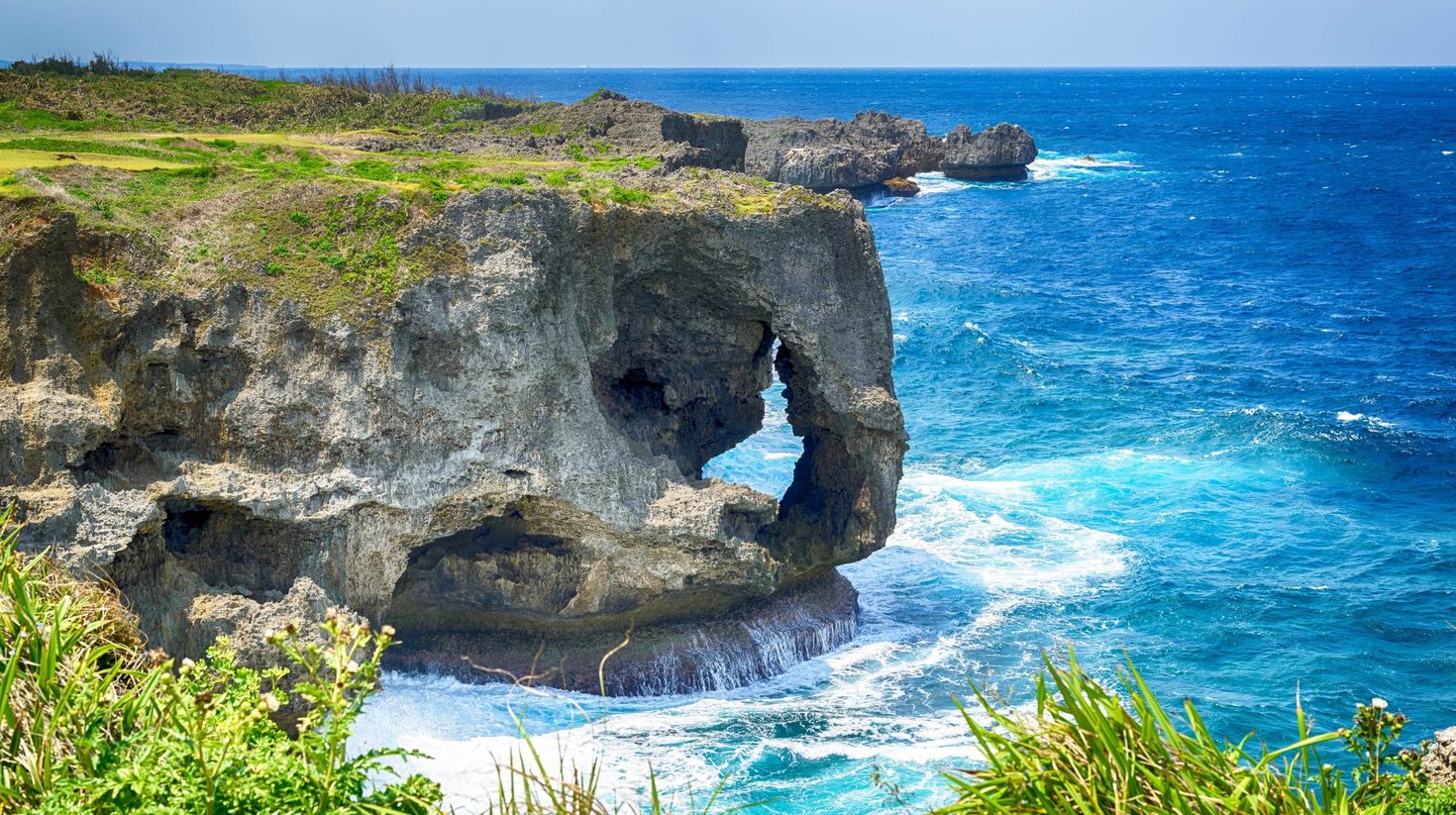 Manzamo Cape in Okinawa