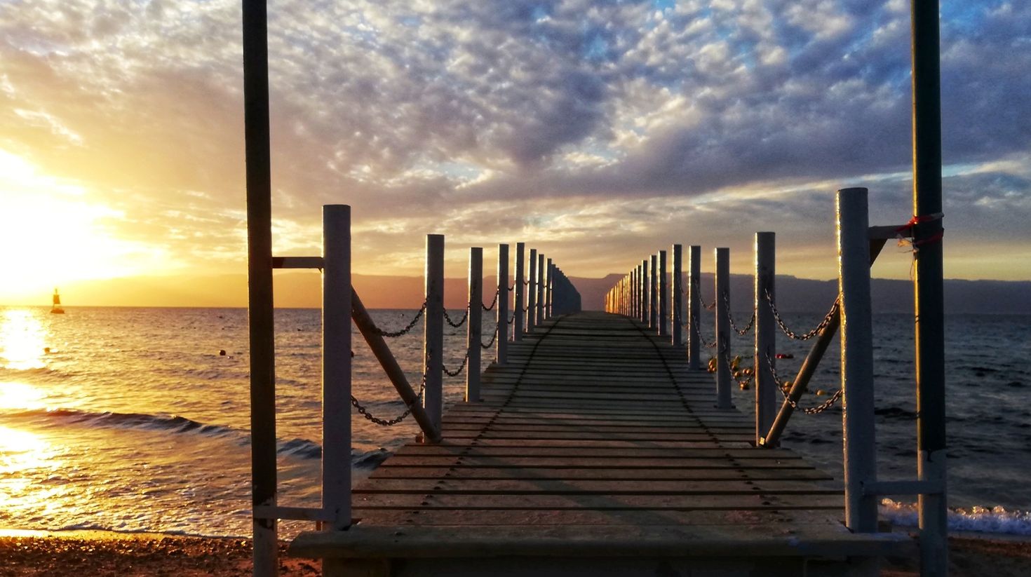 Sunset in Aquaba in February