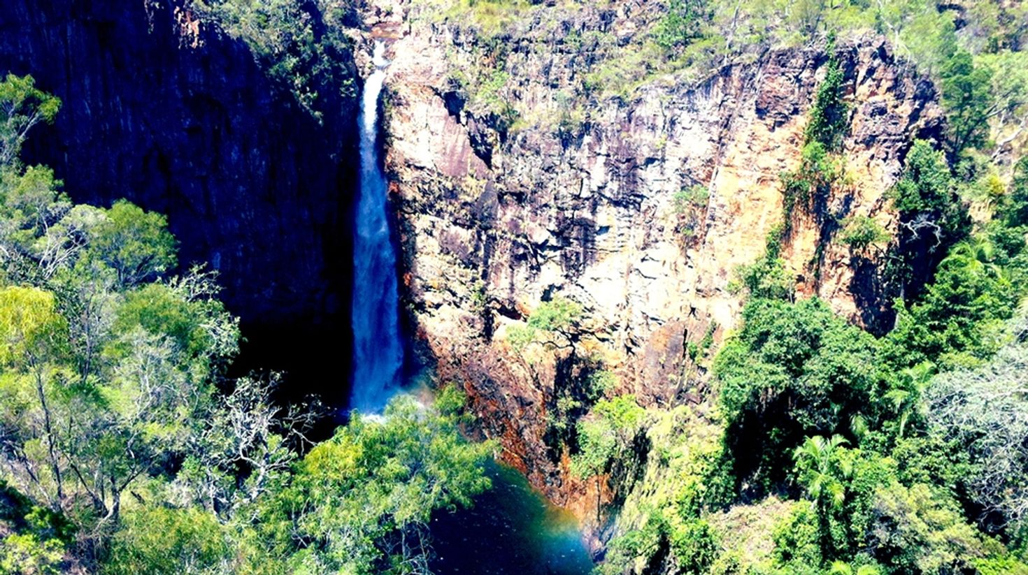 Kakadu National Park is known to have some pounding waterfalls.