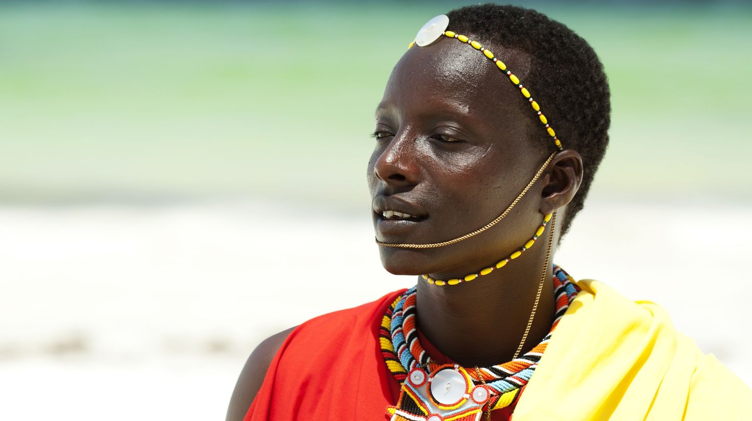 Massai warior, Kenya in December