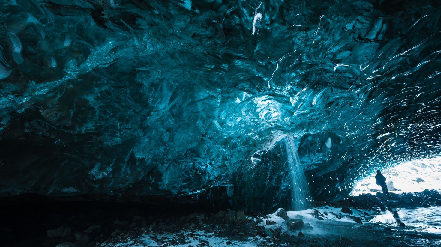 Langjokull Glacier, the worlds largest man made ice tunnel