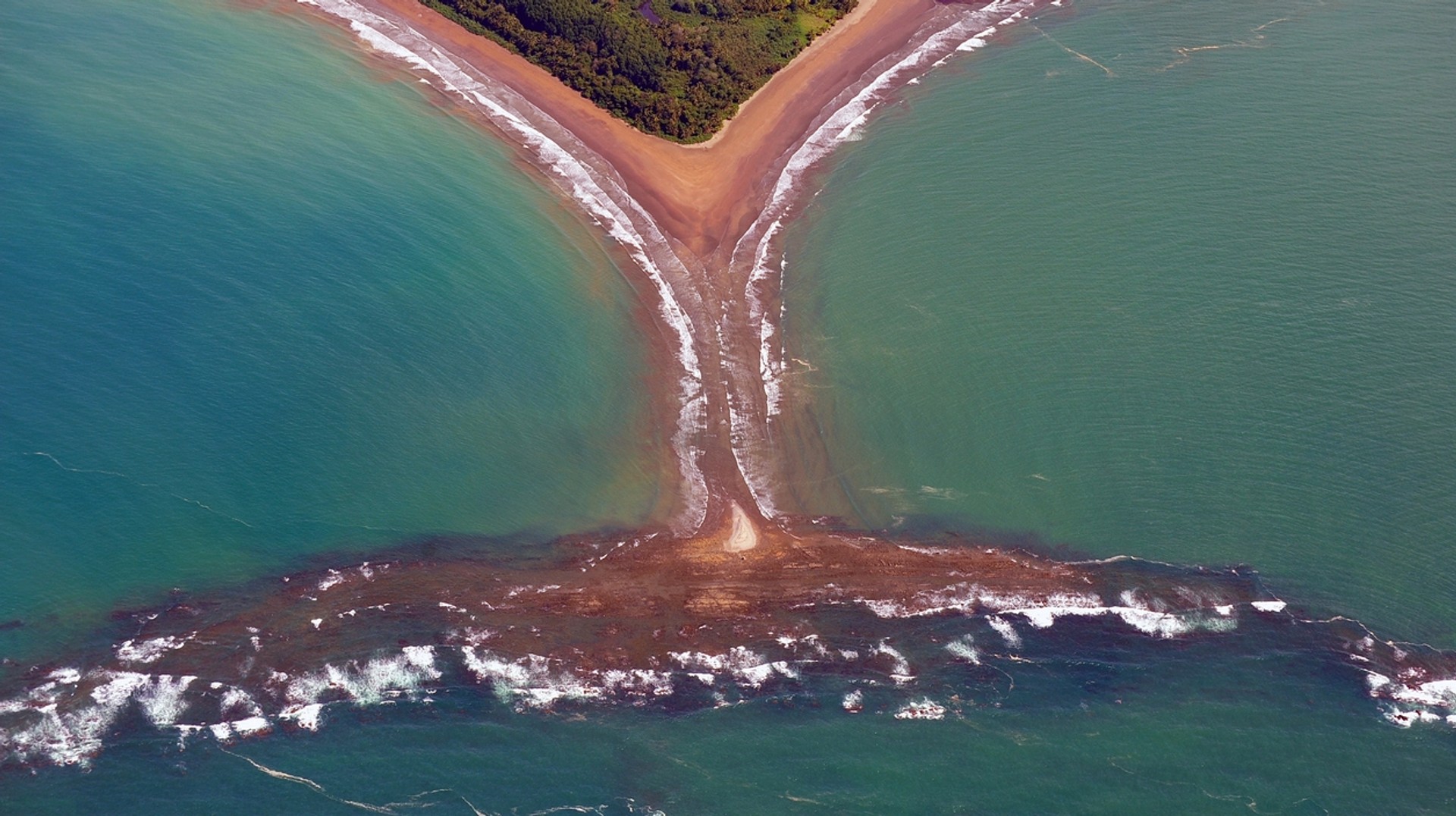 Marino Ballena National Park is located in the Pacific Coast of Costa Rica.