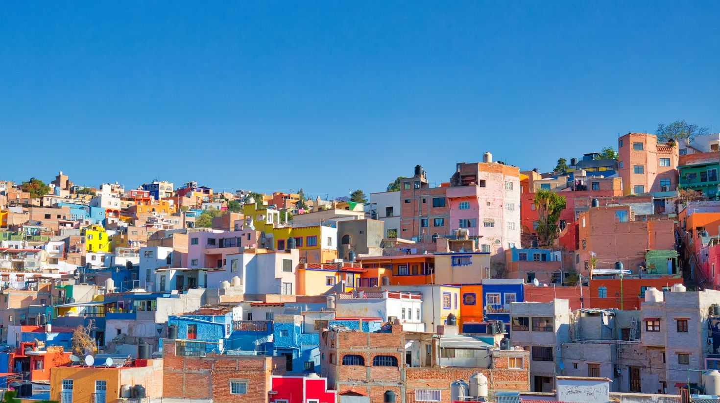 Guanajuato, scenic city panorama