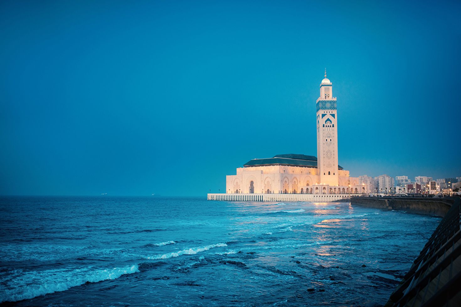 Visiting the mosque of Casablanca is the best things to do in Morocco