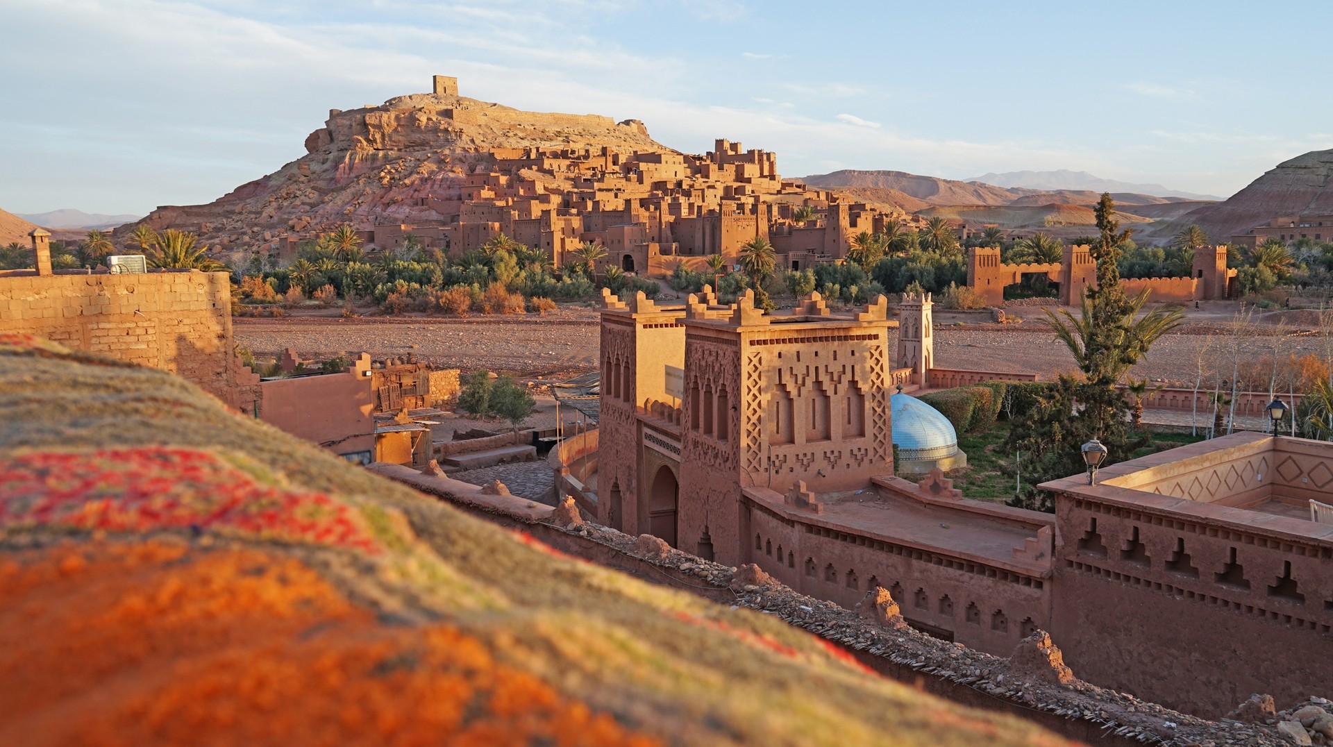 Ait Benhaddou is an incredible 11th-century kasbah resembling a mirage with its homes made of earth. Ait Benhaddou Kasbah Berber, Morocco