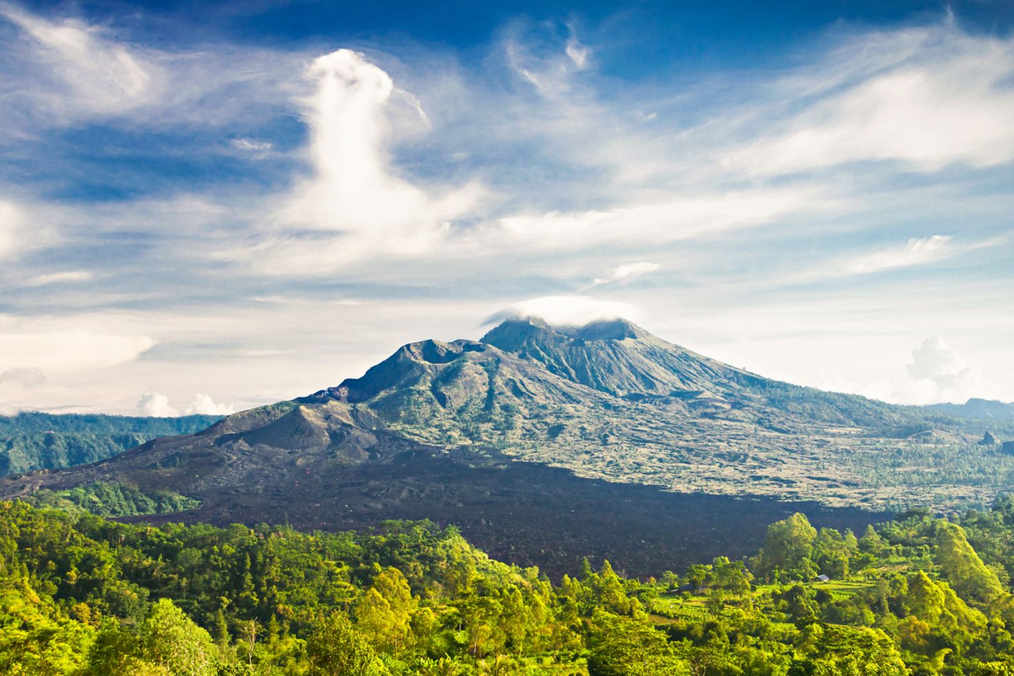 Mount Batur hike has relatively easy trails