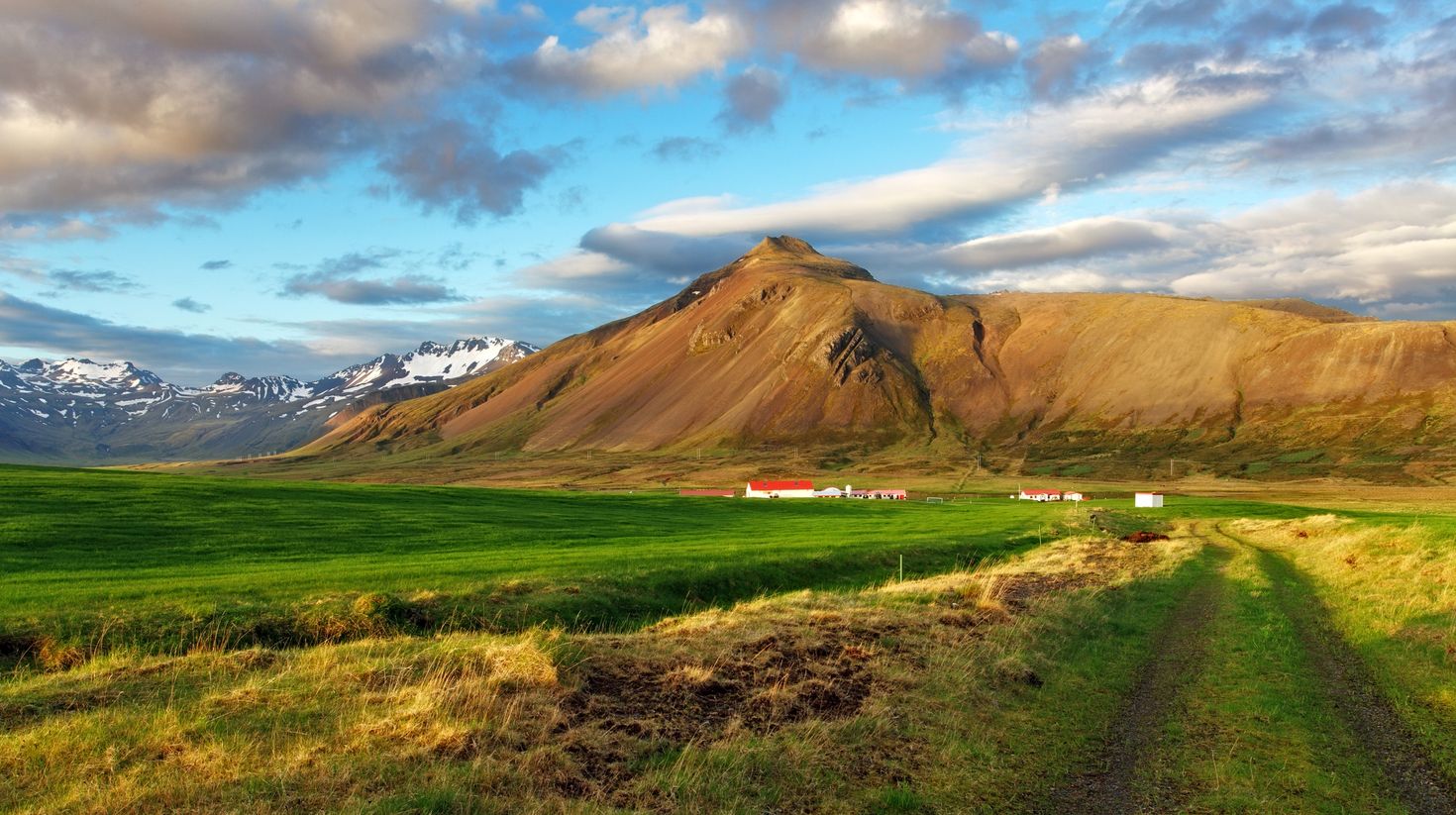 Snaefellsjokull National Park located in the Snaefellsnes peninsula.