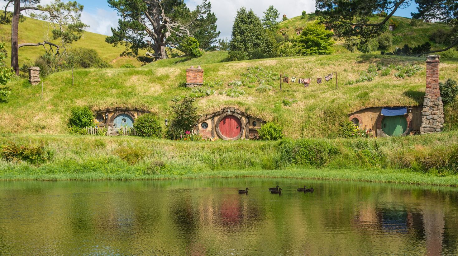 Visit Hobbiton, Matamata in real life, in New Zealand in January.