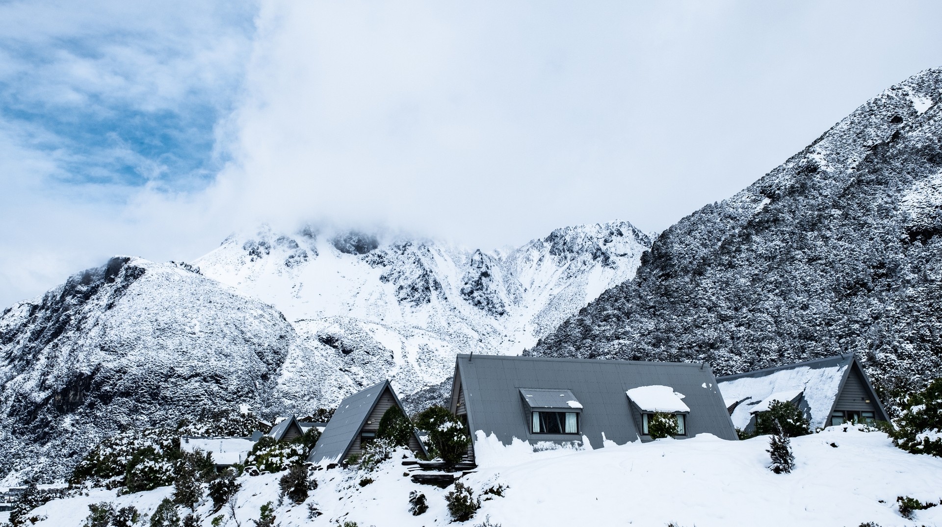 Stay at a comfy ski resort if you want to participate in New Zealand's snow sports season. Stay at a ski resort in New Zealand in July.