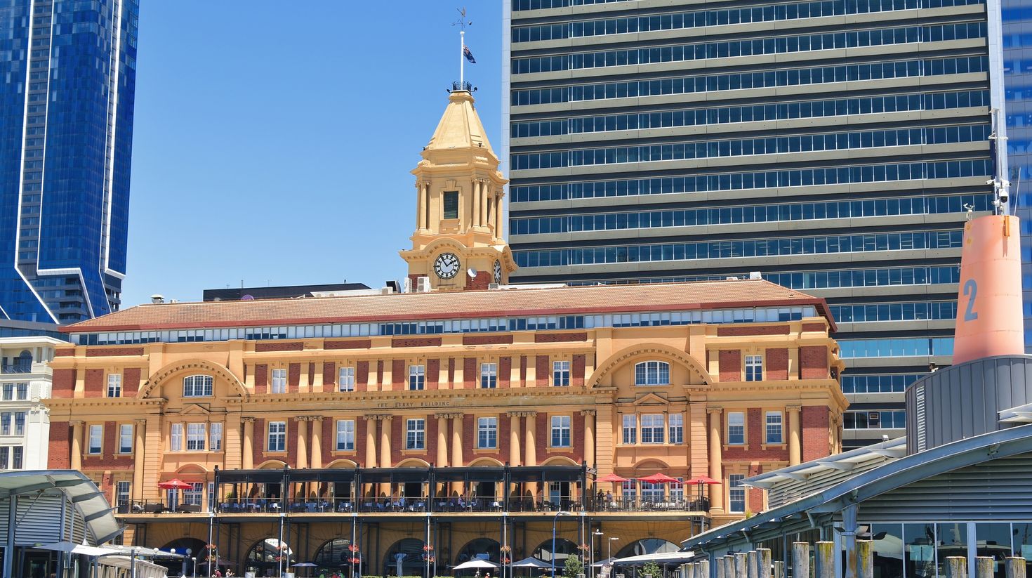 Visit Auckland Downtown Ferry Terminal in July.