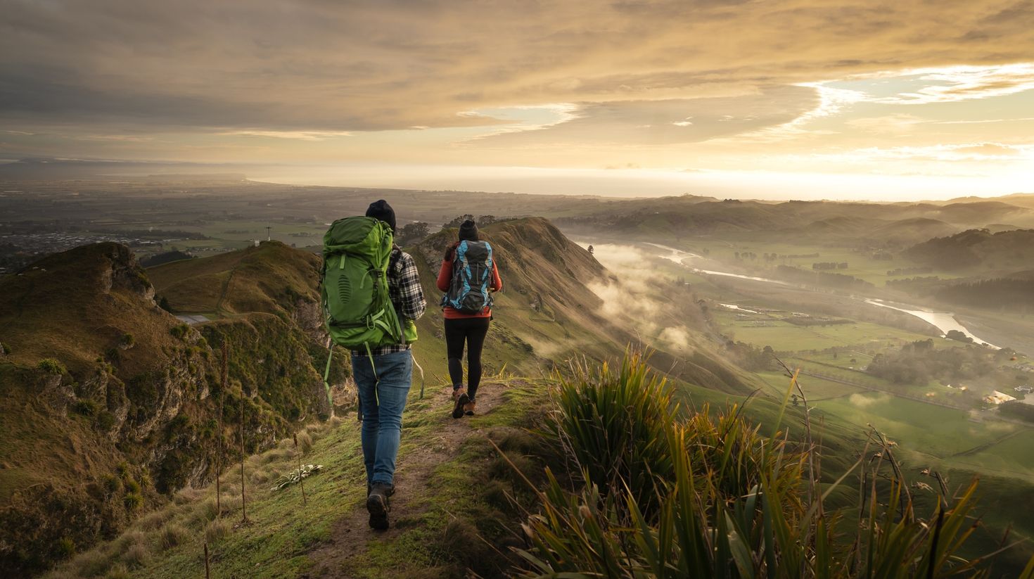 Go hiking in the Great Walks in New Zealand in March.