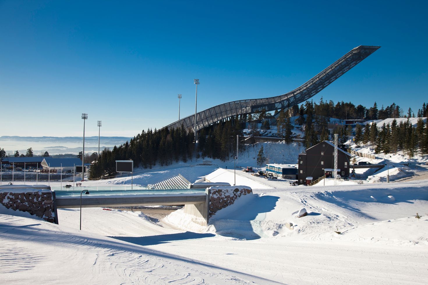 The new Holmenkollen Ski Jump in Oslo