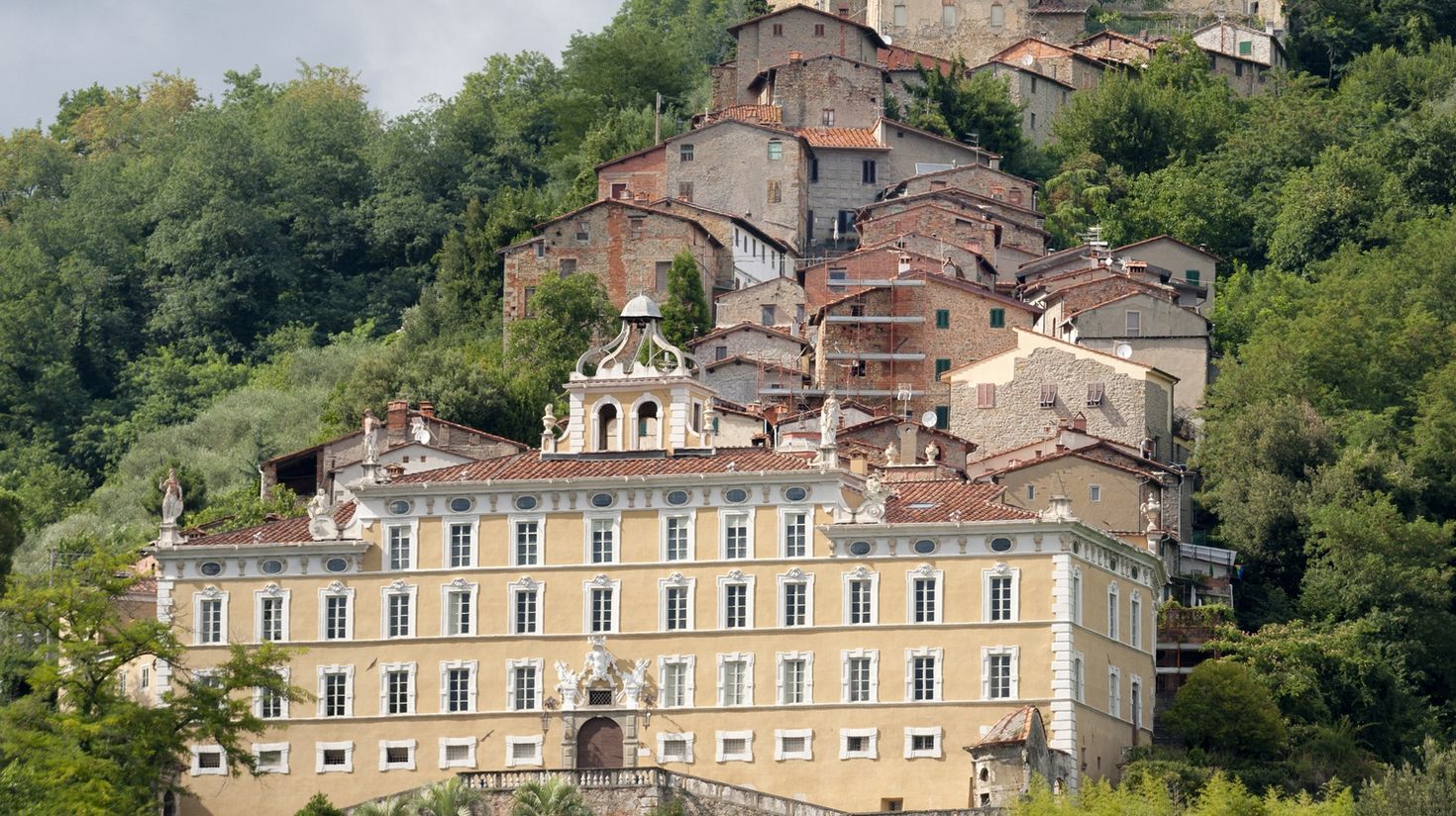 The medieval town of Collodi is named after a famous writer Carlo Collodi.